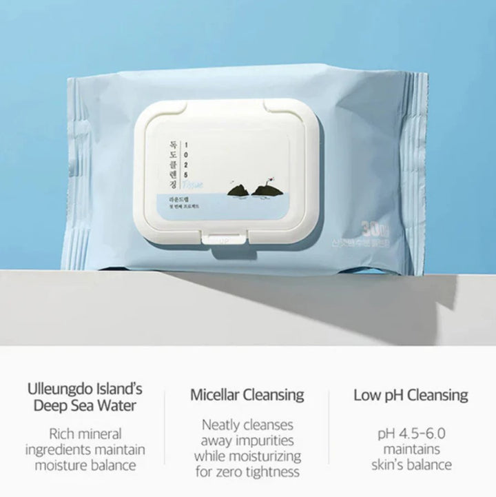 1025 Dokdo Cleansing Tissue (30ea)