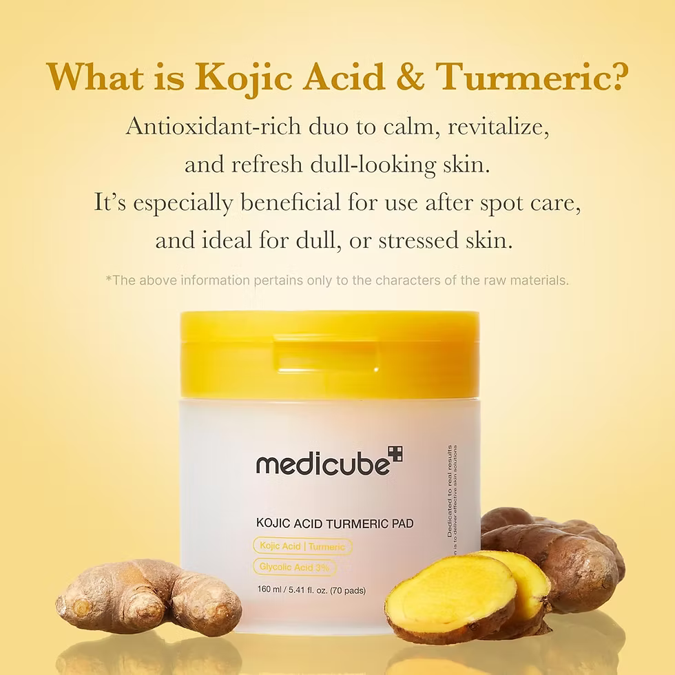 Medicube Kojic Acid Turmeric Pads 70 Pads