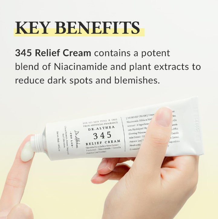 <MALL> 345 Relief Cream 50ml / 1.69 fl. oz.