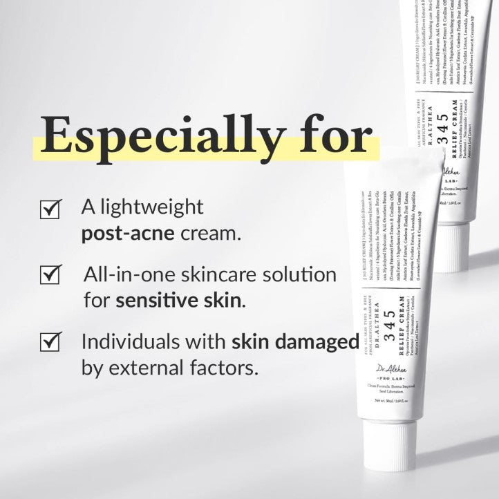 <MALL> 345 Relief Cream 50ml / 1.69 fl. oz.