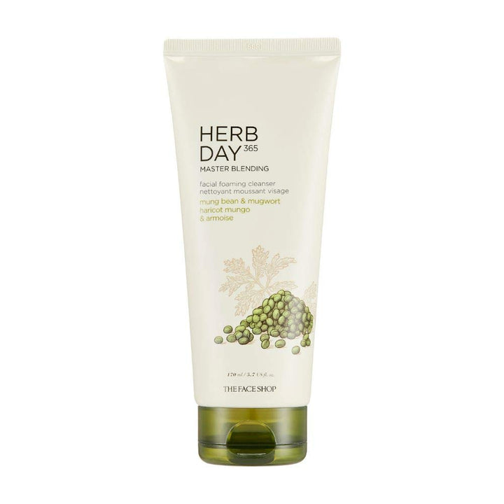 Herb Day 365 Master Blending Cleansing Foam Mung Bean & Mugwart Face Wash