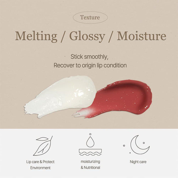 Vegan Melting Lip Balm 0.14 oz / 4.1g (Clear)