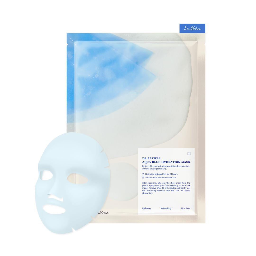 Aqua Blue Hydration Mask 4pks