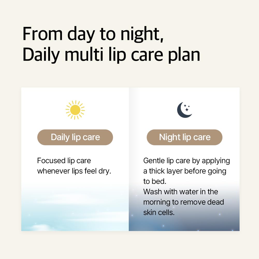 Natural Bean Lip Mask Balm Lip Moisturizer 0.38 fl. oz. / 11g