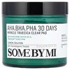 SOME BY MI AHA BHA PHA 30 Days Miracle Truecica Clear Pad 70 Pads / 125ml / 4.22 fl. oz.