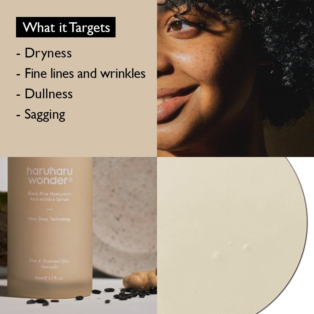 Black Rice Hyaluronic Anti-Wrinkle Serum 1.6 fl. oz / 50 ml