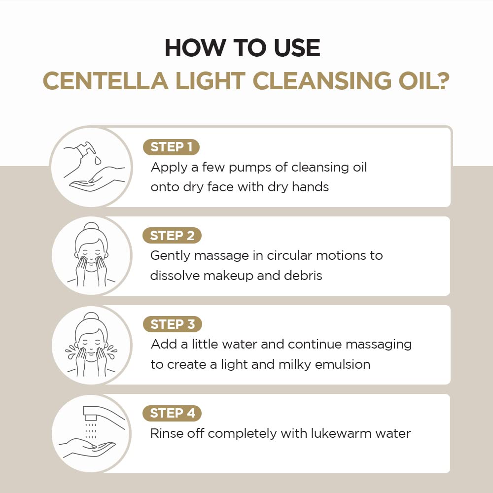 Madagascar Centella Light Cleansing Oil 6.76 fl.oz / 200ml