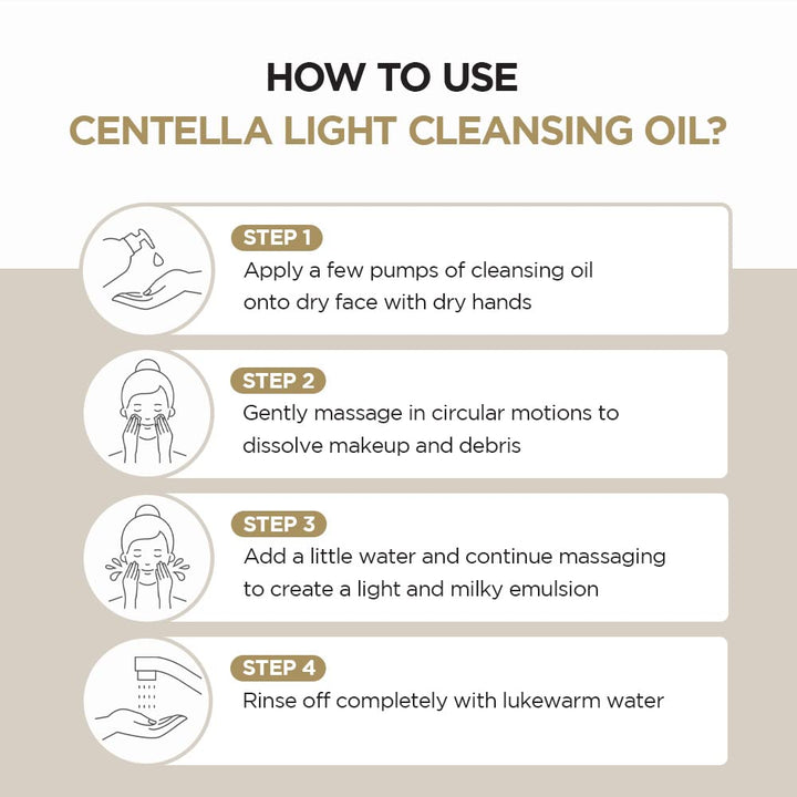Madagascar Centella Light Cleansing Oil 6.76 fl.oz / 200ml
