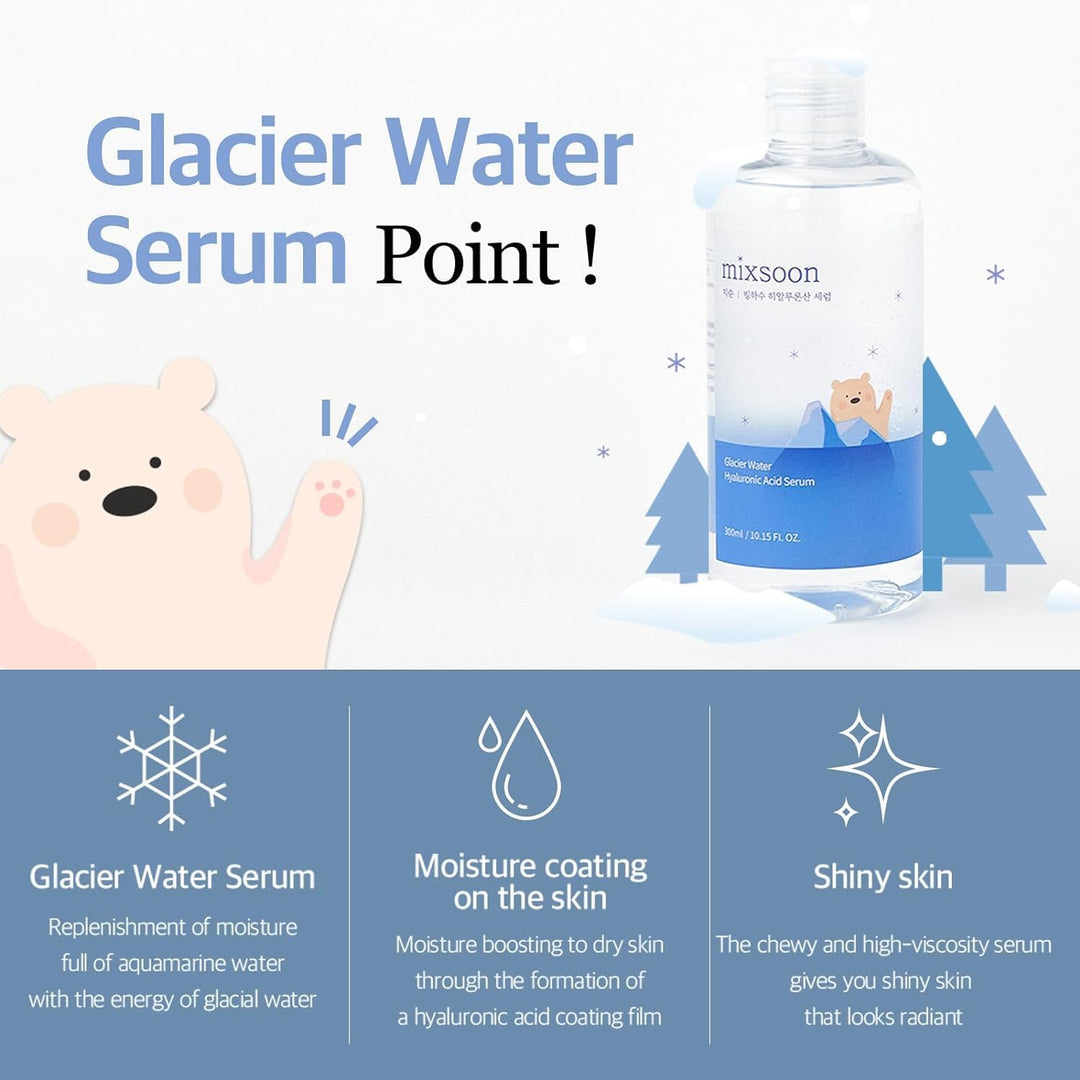 Glacier Water Hyaluronic Acid Serum 10.14 fl.oz / 300ml