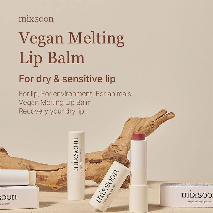 Vegan Melting Lip Balm 0.14 oz / 4.1g (Clear)
