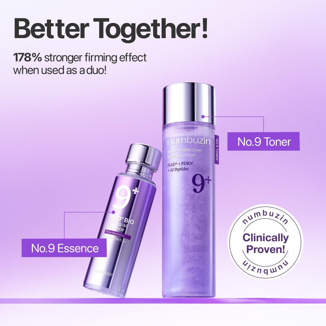 No.9 NAD+ PDRN Glow Boosting Toner 5.07 fl. oz. / 150ml