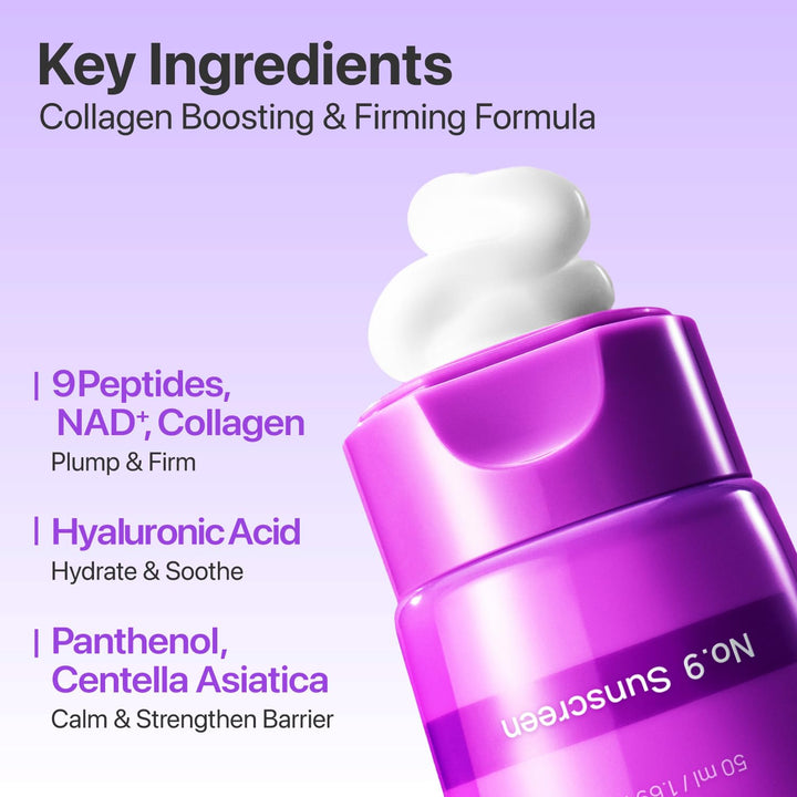 No.9 Super Defense Glow Sunscreen Broad Spectrum SPF 50 1.69 fl. oz. / 50ml