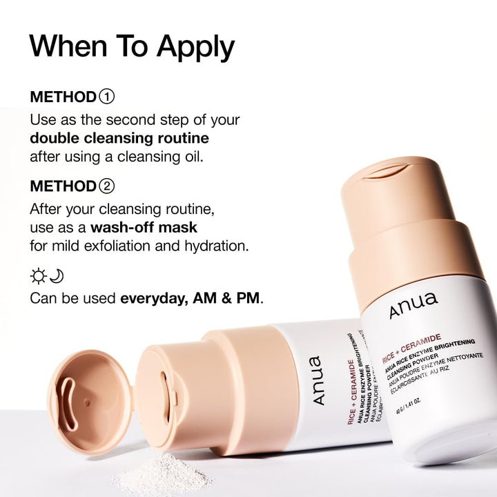 Rice  + Ceramide Enzyme Brightening Cleansing Powder 40ml / 1.41 fl. oz.