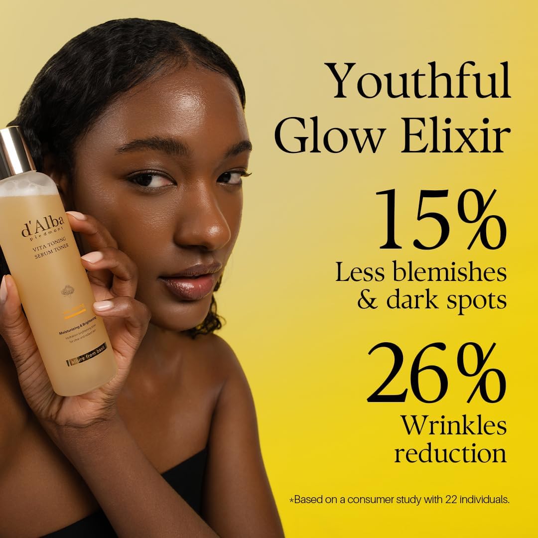 Piedmont White Truffle Moisturizing Vita Toning Serum Toner 6.08 fl. oz. / 180ml