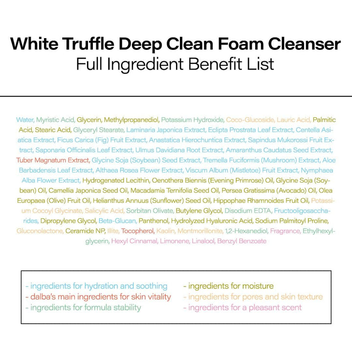 Piedmont Italian White Truffle Deep Foam Cleanser 80ml / 2.7 fl. oz.