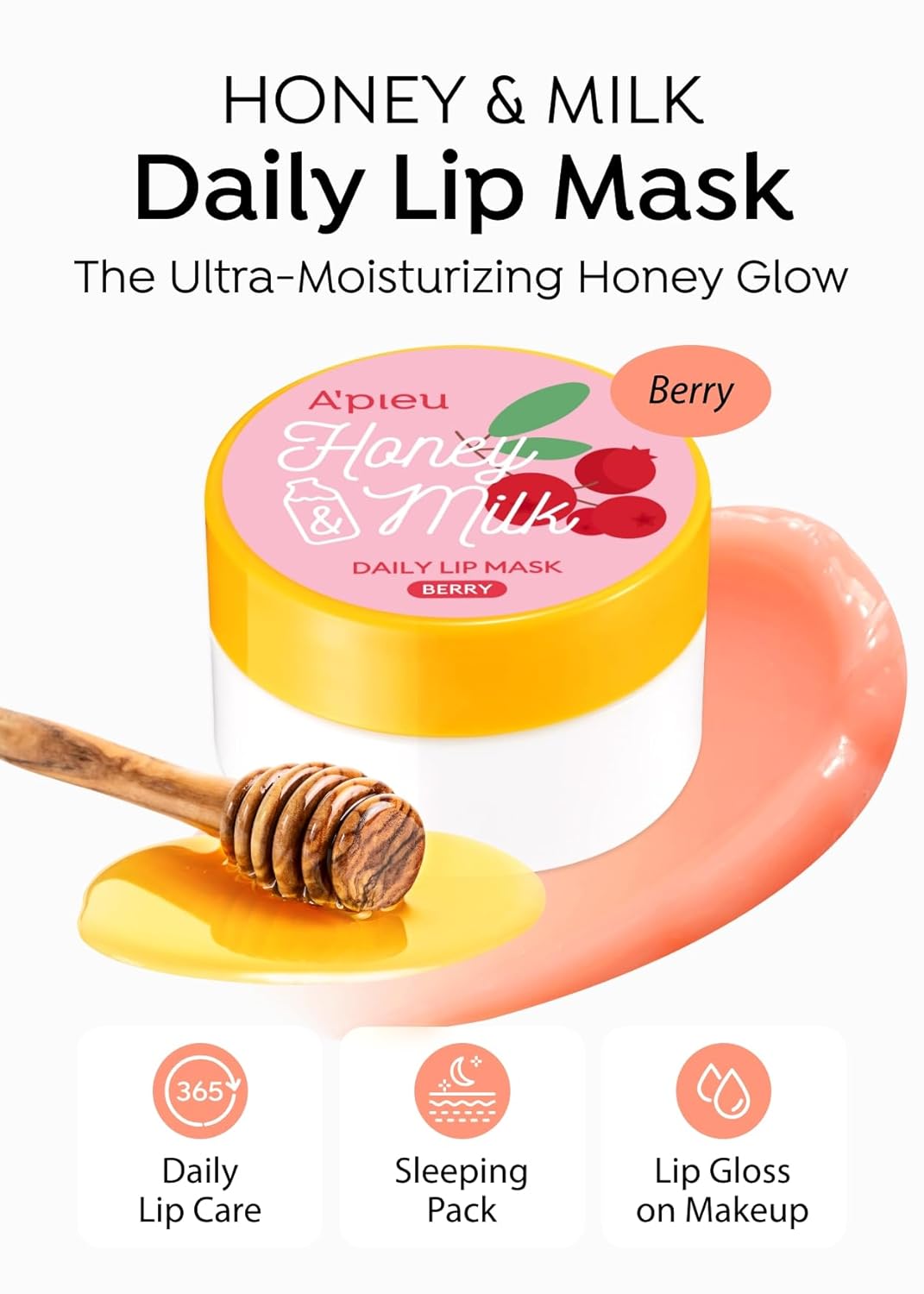 Honey & Milk Daily Lip Mask Berry
