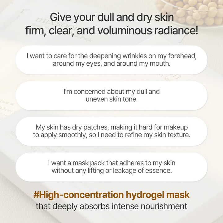 Bean Collagen Hydrogel Mask 5 Mask