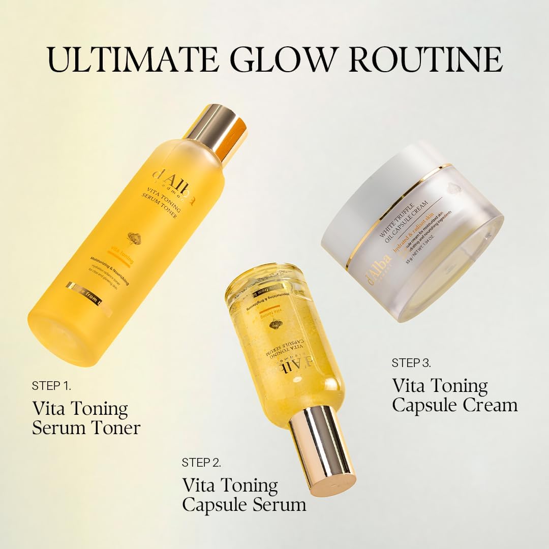 Piedmont White Truffle Moisturizing Vita Toning Serum Toner 6.08 fl. oz. / 180ml