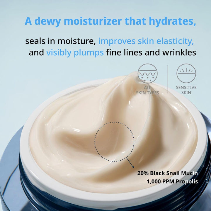 <MALL> Black Snail Cream, 1.69 fl.oz. 50ml