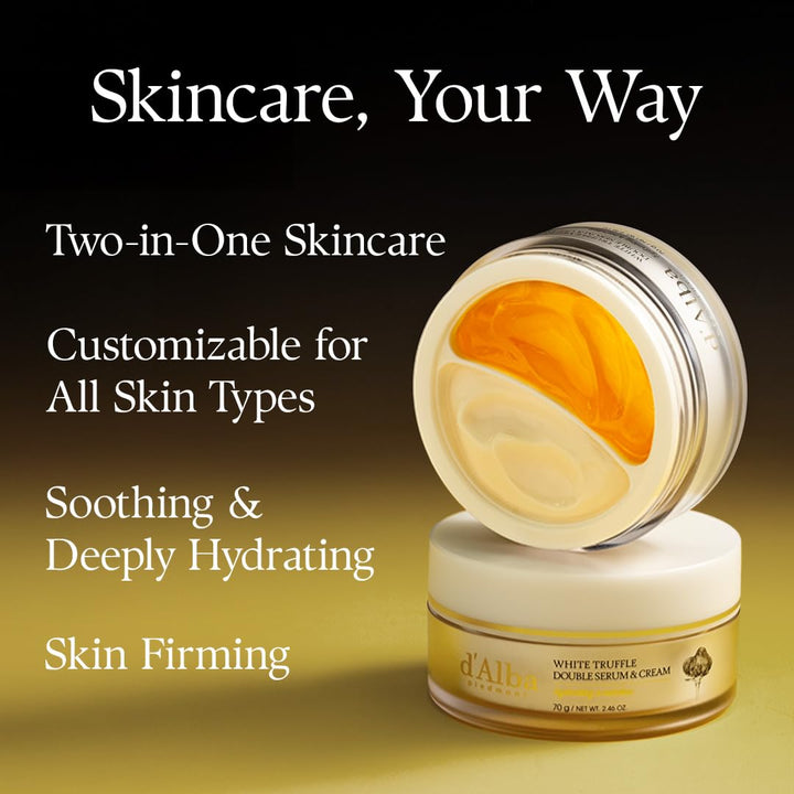 Piedmont Italian White Truffle Double Serum & Cream 2.46 fl. oz. / 70ml