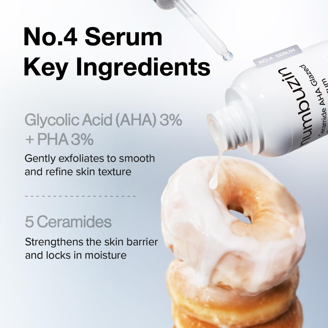 No.4 Ceramide AHA Glazed Skin Prep Serum 1.01 fl. oz. / 30ml