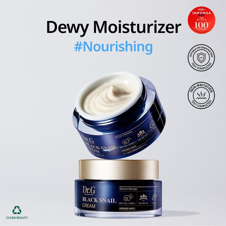 <MALL> Black Snail Cream, 1.69 fl.oz. 50ml