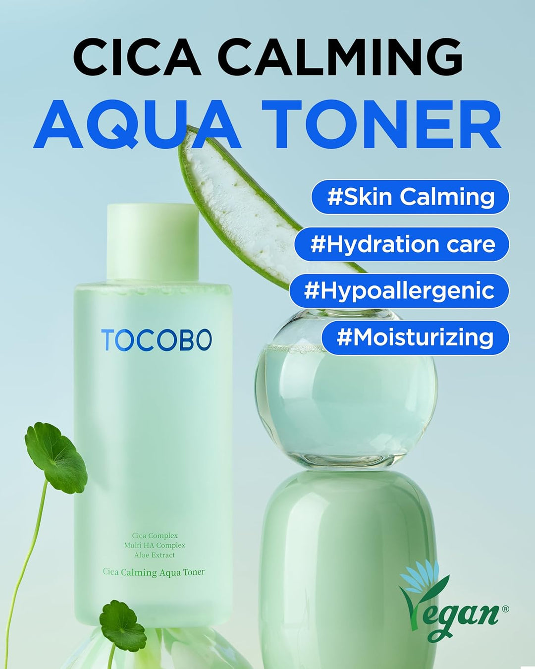 Cica Complex Multi HA Complex Aloe Extract Cica Calming Aqua Toner 200ml / 6.76 fl. oz.