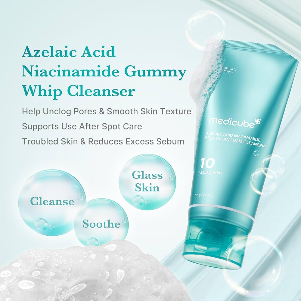 Medicube Azelaic Acid Niacinamide Deep Clean Foam Cleanser