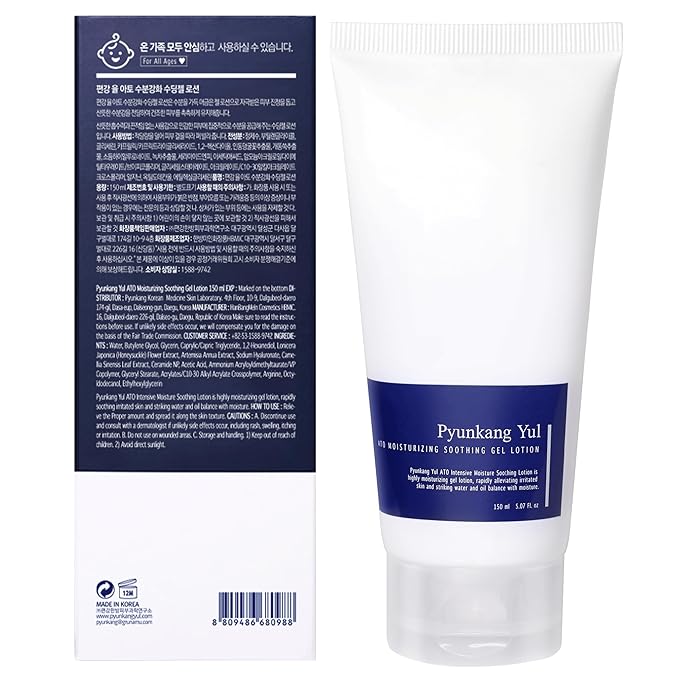 ATO Moisturizing Soothing Gel Lotion  5.07 Fl. Oz / 150ml