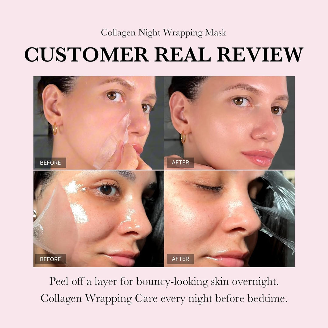 Collagen Overnight Wrapping Peel Off Facial Mask Pack 2.53 fl.oz / 75ml