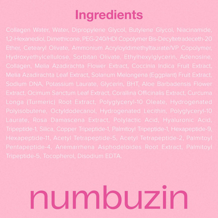 No.2 Rose PDRN Collagen Plumping Sheet Mask 4pks