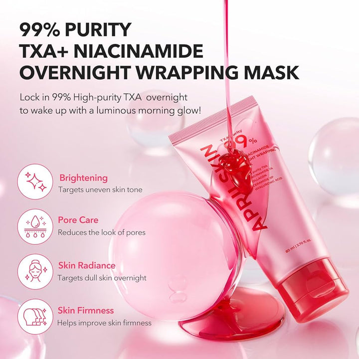 Aprilskin TXA Niacinamide 99 Night Wrapping Mask 80ml