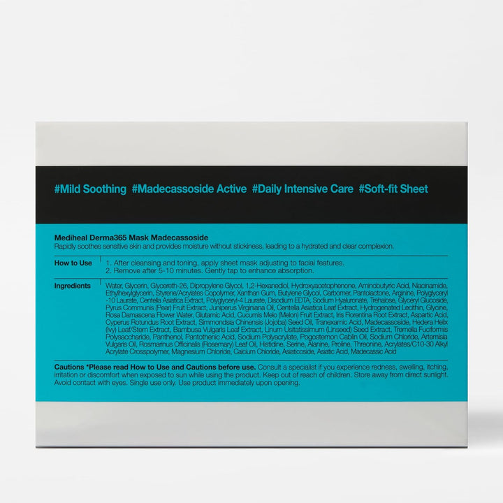 Derma 365 Madecassoside Mask (30 Masks)