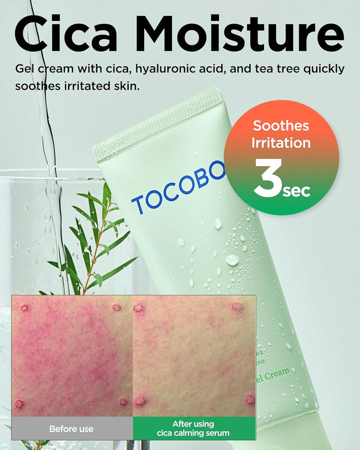 Cica Complex Multi HA Complex Ecocycle Tea Tree Cica Calming Gel Cream 75ml / 2.37 fl. oz.