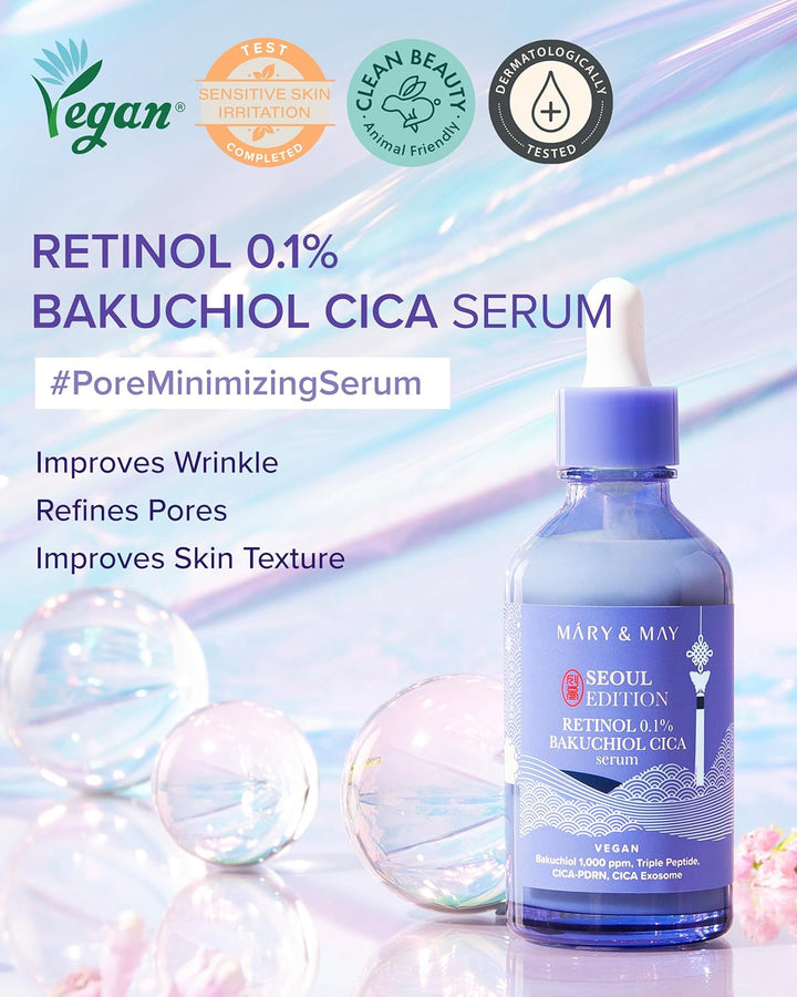 Retinol 0.1% Bakuchiol Cica Serum 80ml / 2.7 fl. oz.