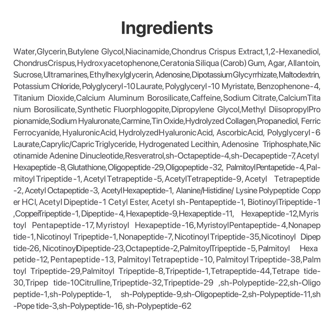 No.9 NAD+ Collagen Under Eye Patches 10 Patches / 5 pairs