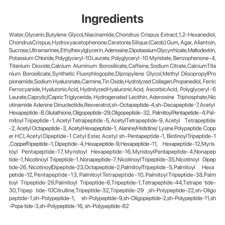 No.9 NAD+ Collagen Under Eye Patches 10 Patches / 5 pairs