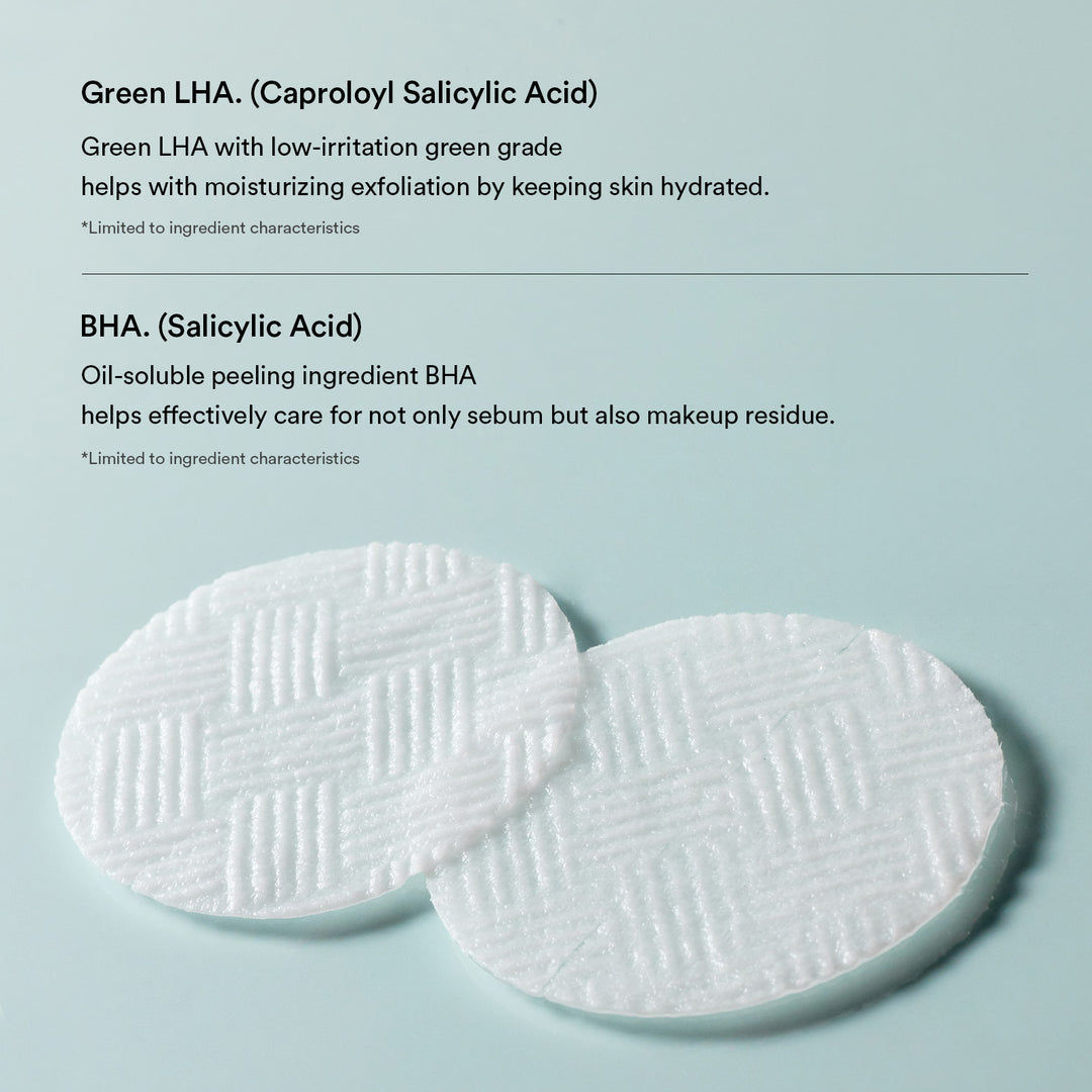 Abib Green LHA Pore Pad Clear Touch 60 Pads