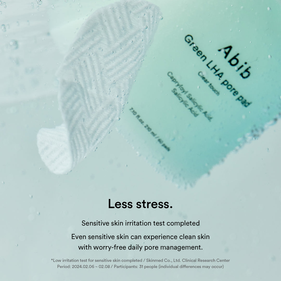 Abib Green LHA Pore Pad Clear Touch 60 Pads