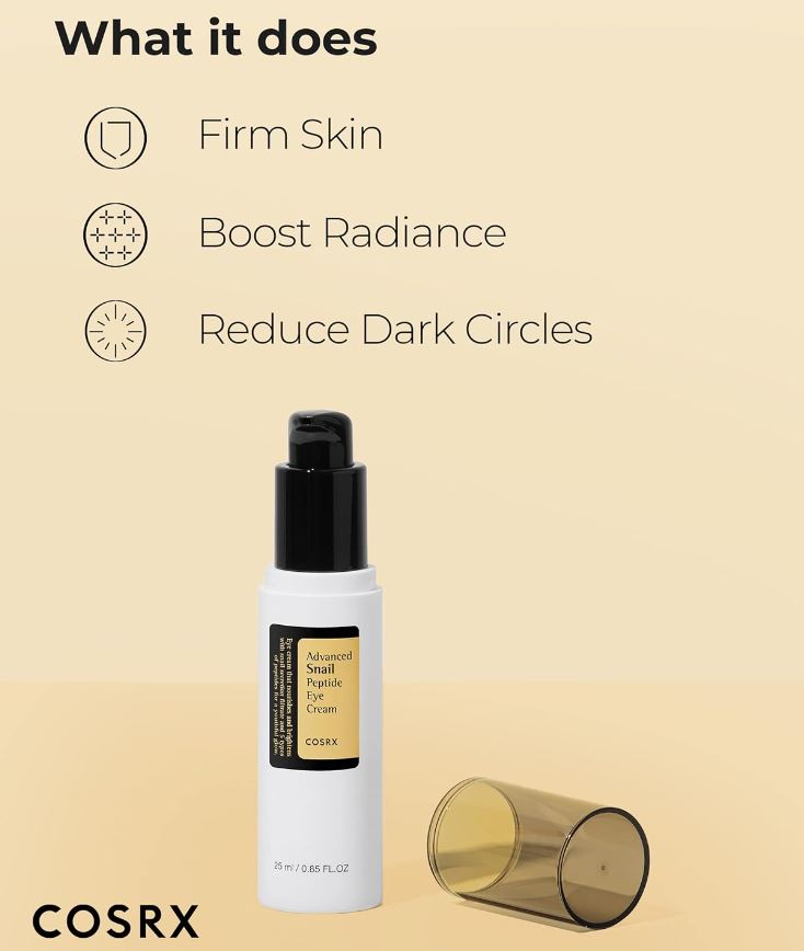 Snail Mucin Peptide Under Eye Cream 25ml / 0.84 fl. oz.