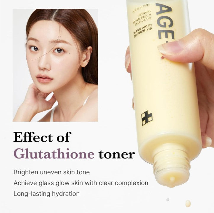 Age-R Glutathione Glow Milky Toner 140ml / 4.73 fl. oz.