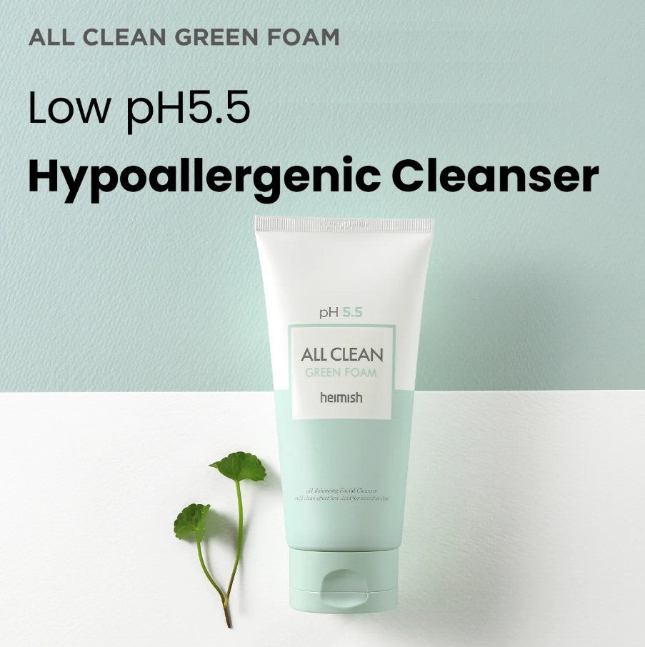 All Clean Green Foam Moisturizing Face Cleanser 150ml / 5.3 oz