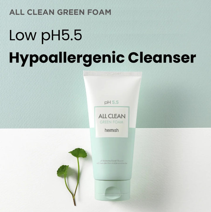 All Clean Green Foam Moisturizing Face Cleanser 150ml / 5.3 oz