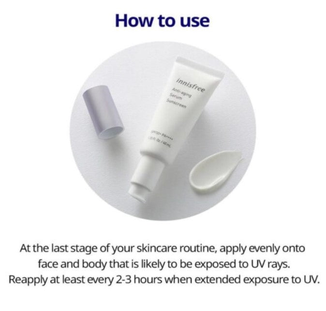 Anti-Aging Serum Sunscreen SPF50+ PA++++ 40ml / 1.35 fl. oz