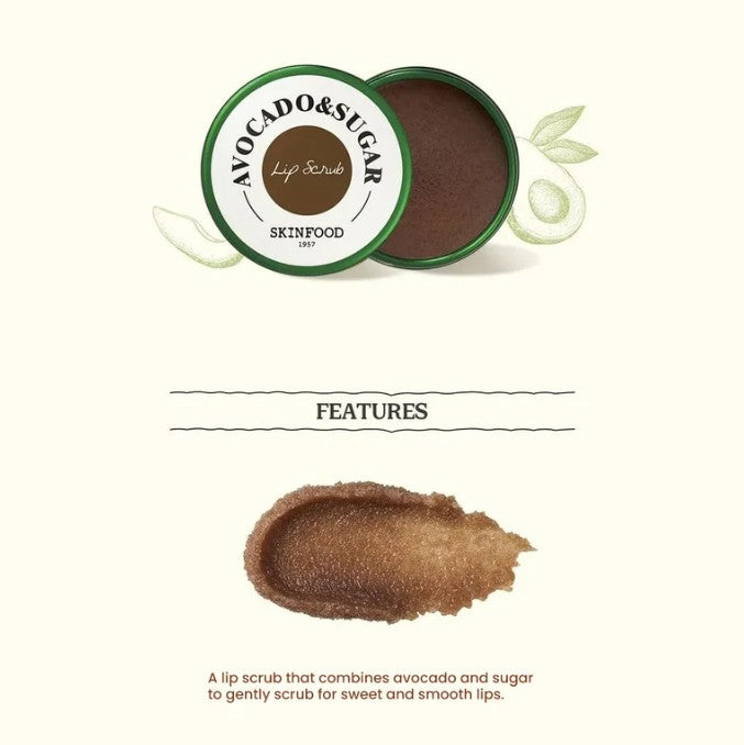 Avocado & Sugar Lip Scrub 14g / 0.49 oz