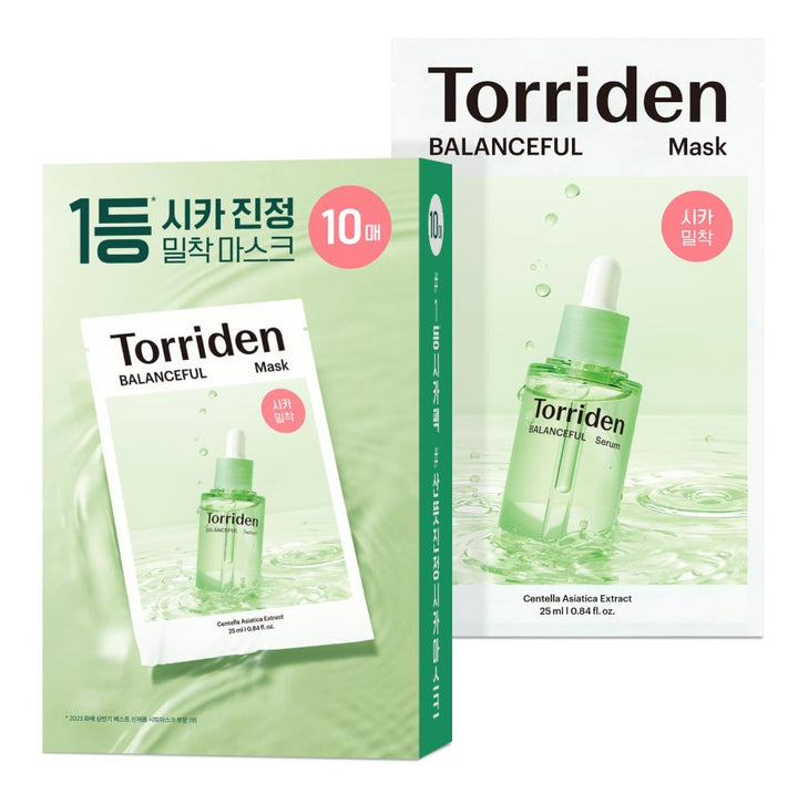 BALANCEFUL Cica Facial Masks 10 sheets