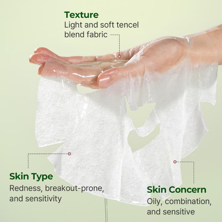 BALANCEFUL Cica Facial Masks 10 sheets