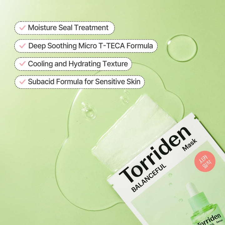 BALANCEFUL Cica Facial Masks 10 sheets