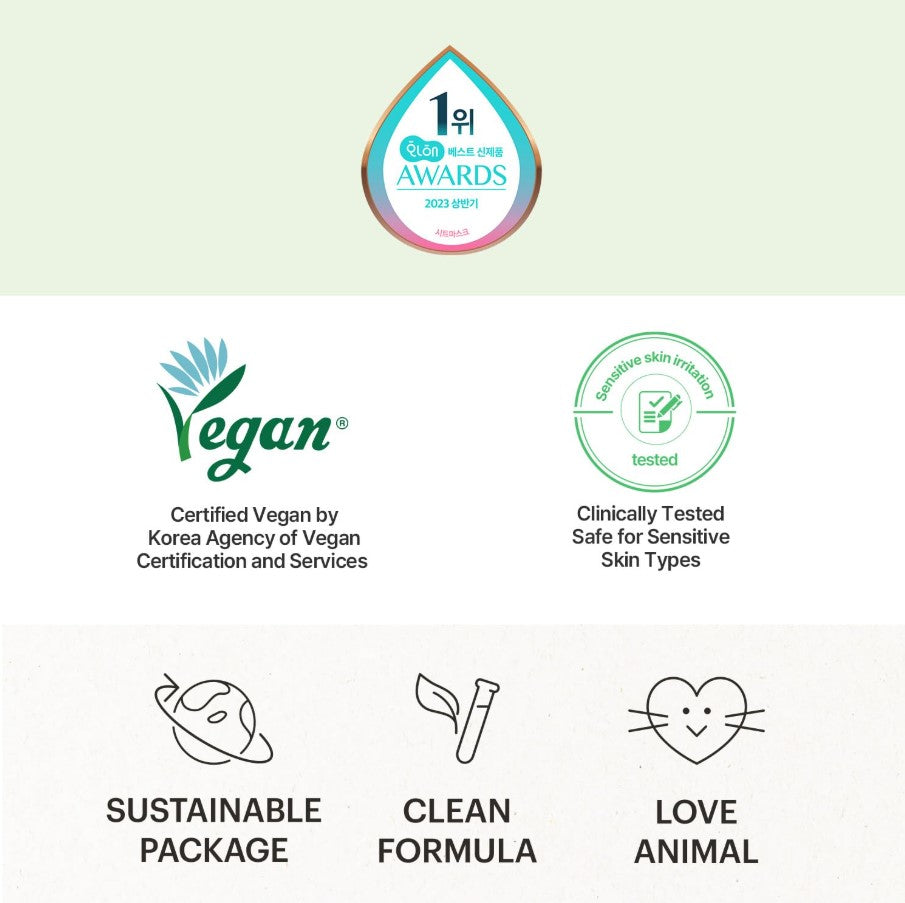 BALANCEFUL Cica Facial Masks 10 sheets