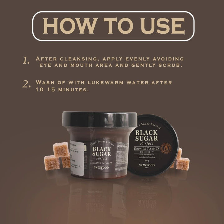 Black Sugar Perfect Essential Scrub 2X 210ml / 7.1 oz.